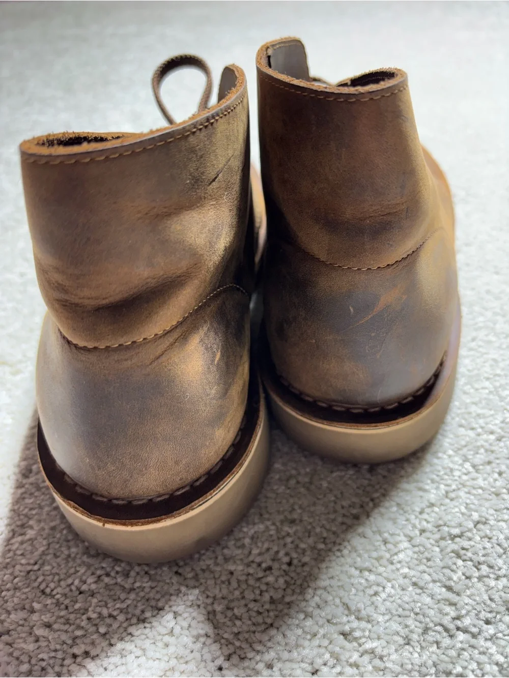 Clarks Bushacre 2 Chukka Desert Leather Boots Ankle High Men's Shoe Sz 9.5